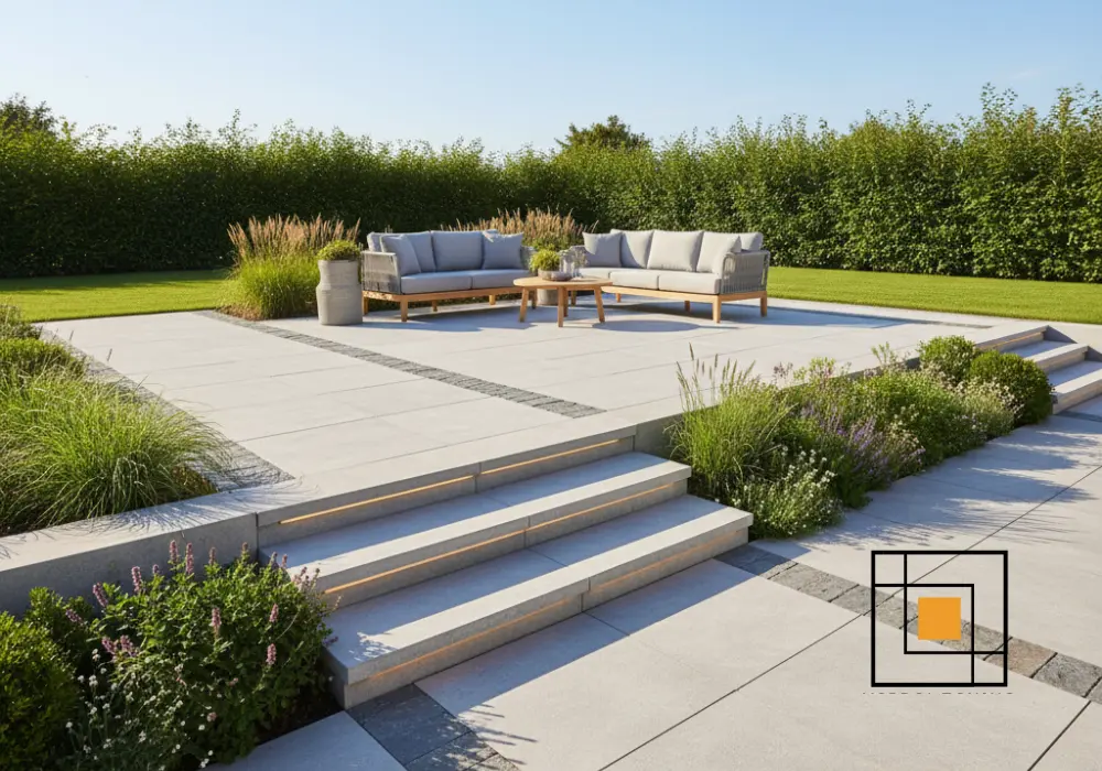 Terrasse med niveauforskel – sådan gøres det rigtigt