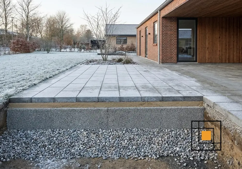 Frostsikring af din belægning – sådan gør du det rigtigt