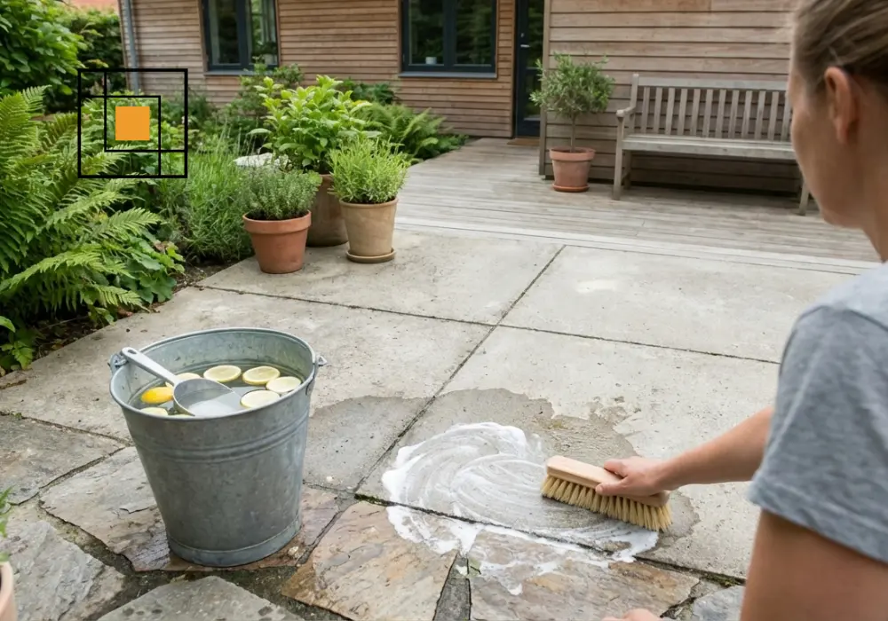 Naturlige midler til rensning af fliser uden kemi