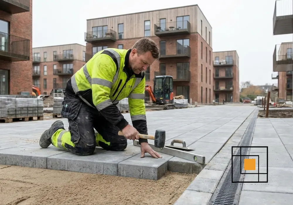Belægning til fællesarealer og boligforeninger
