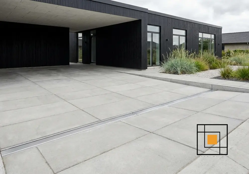 Sådan planlægges belægning omkring carporte