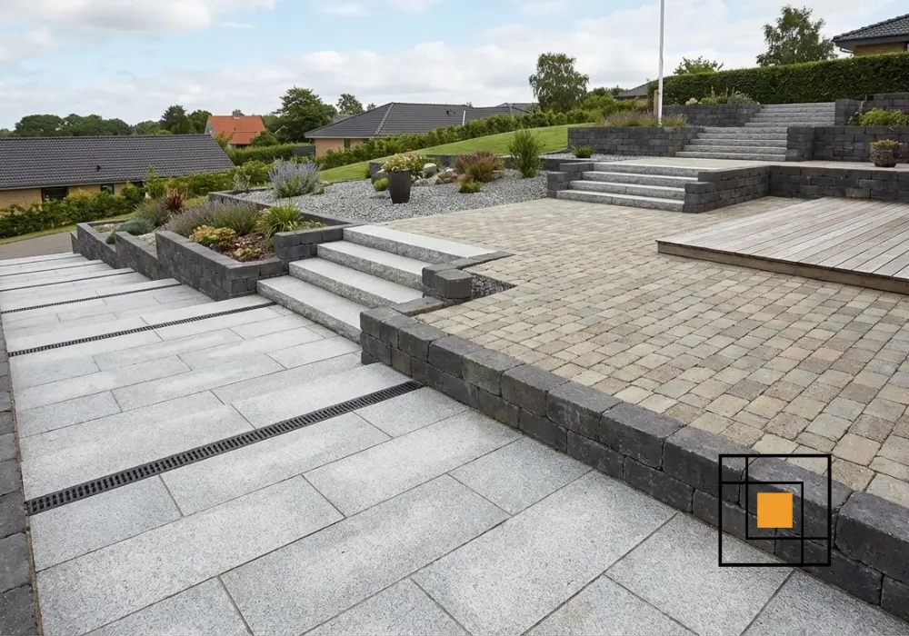 Sådan vælger du belægning til skrånende grunde