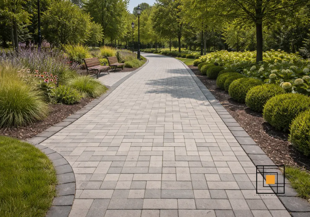 Belægning til områder med hyppig gangtrafik