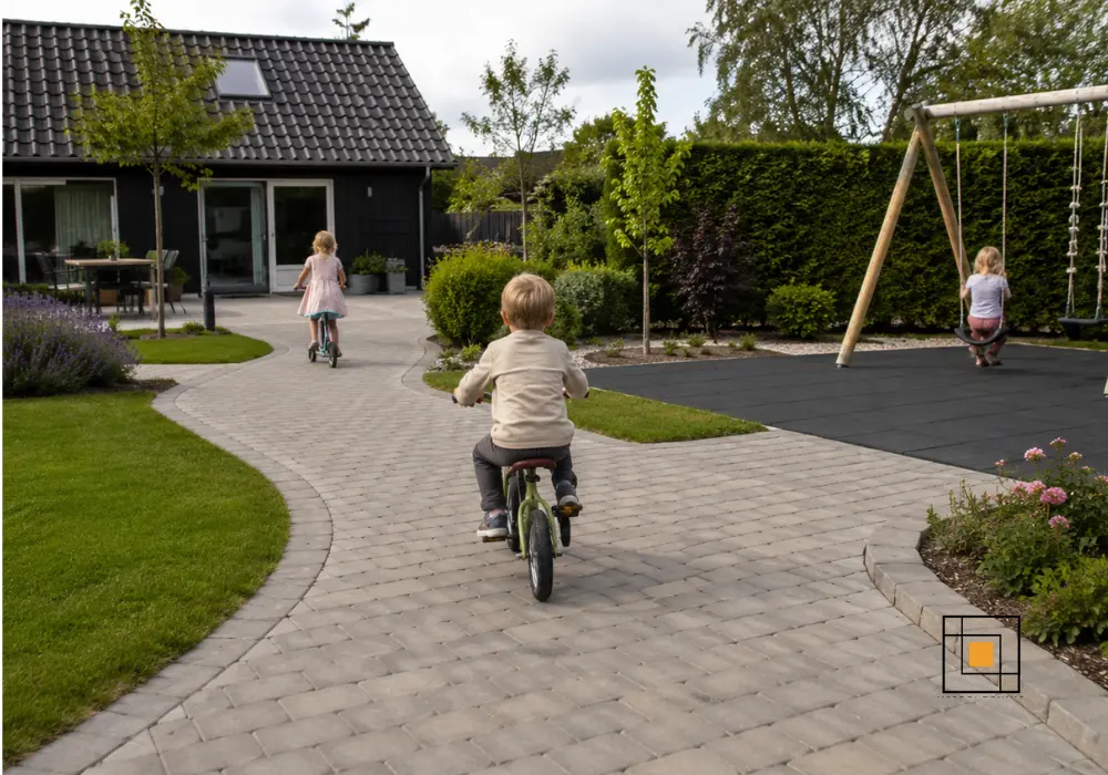 Fliser til børnevenlige haver – sikkerhed og funktion