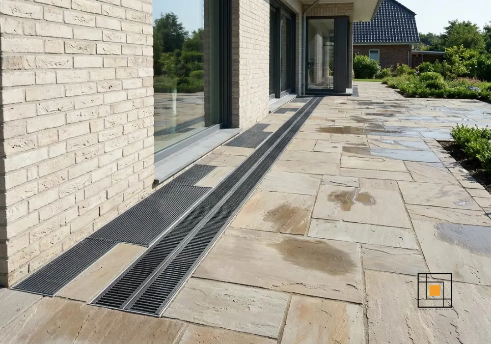 Hvordan man designer en terrasse til regnvandshåndtering