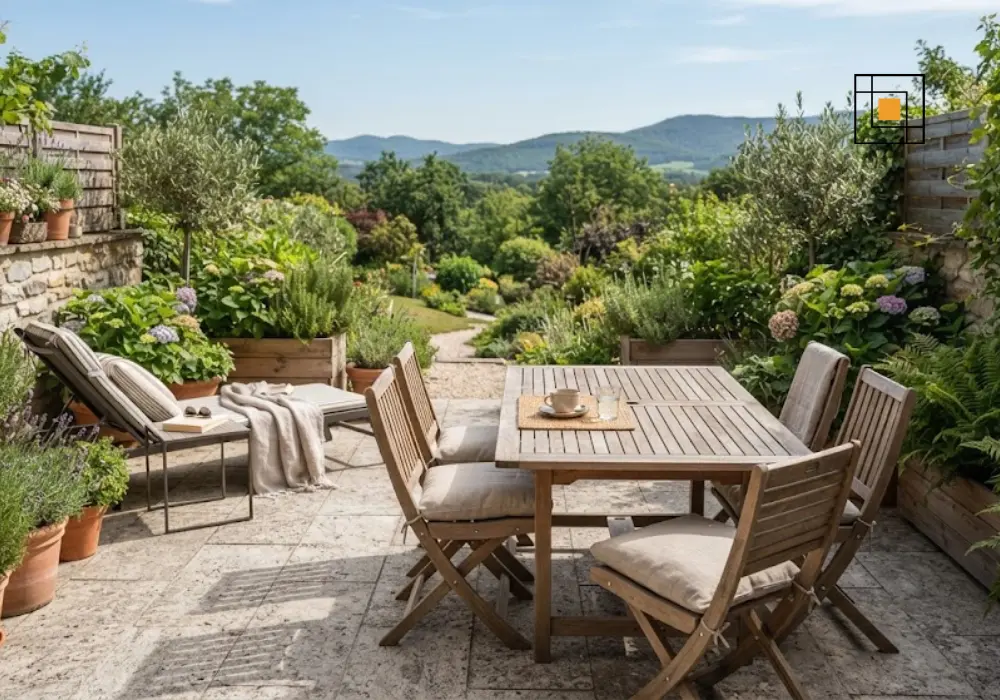 Terrasse med fliser i Roskilde Materialer og gode løsninger